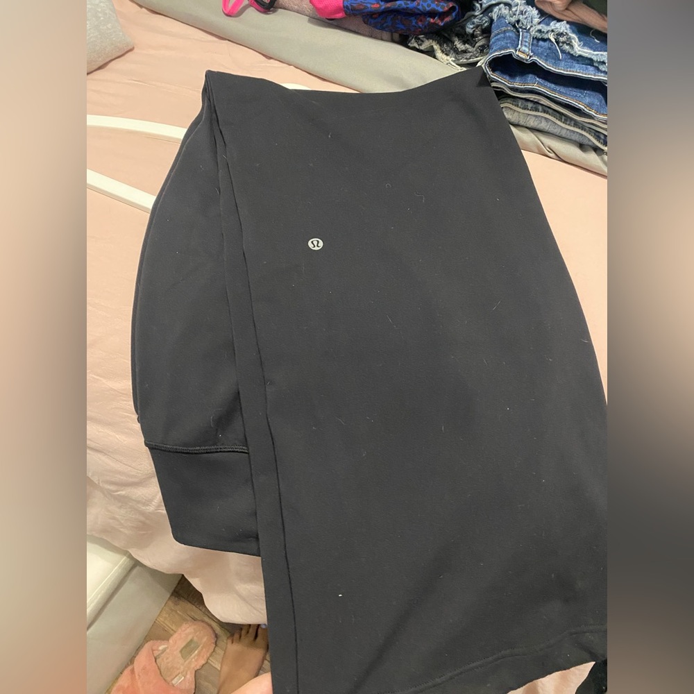 LULULEMON stretch woven wide leg pants